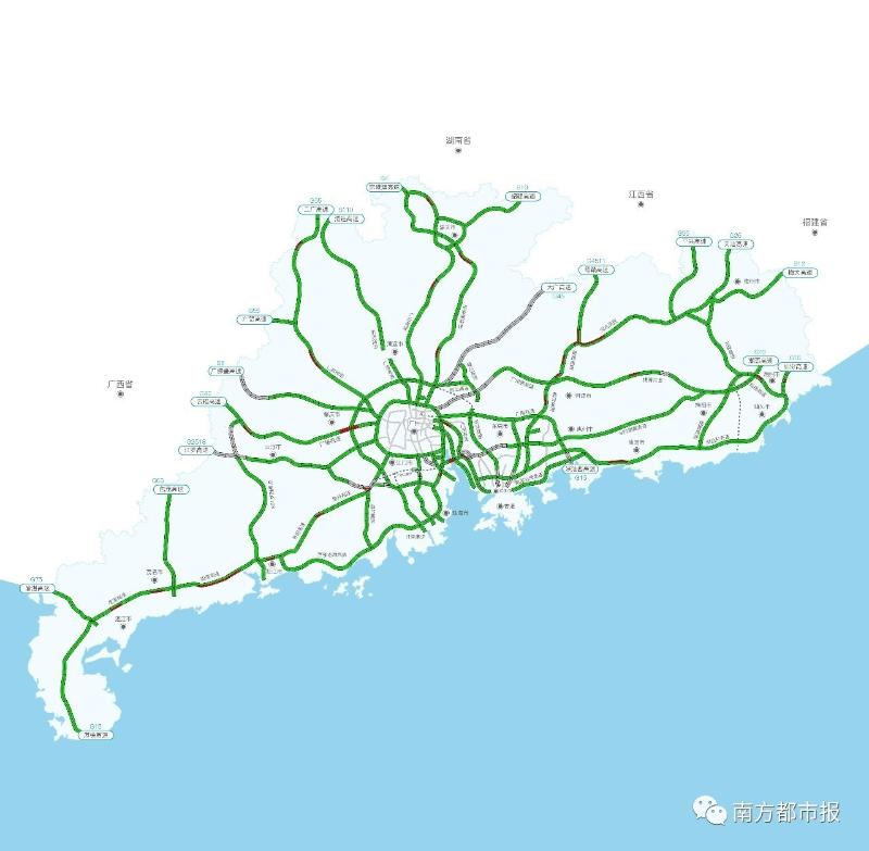 广东省高速路况在2020年的表现