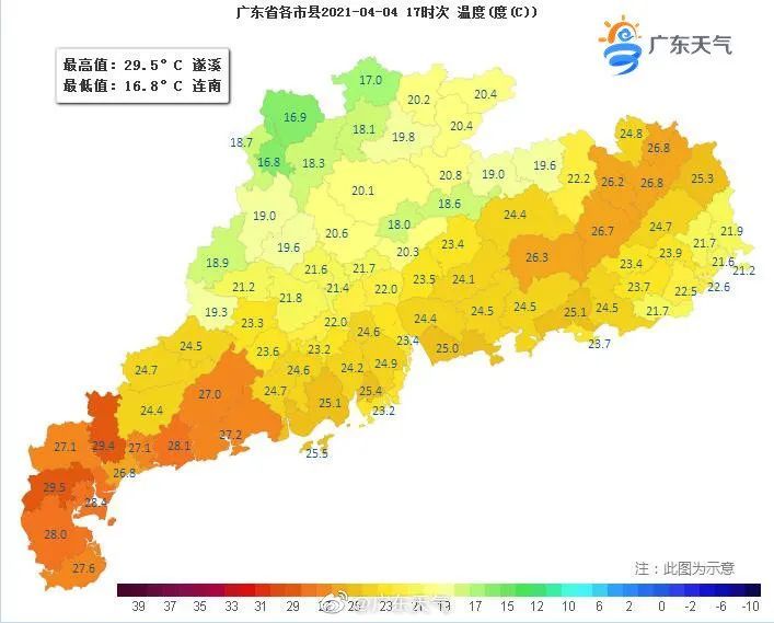 广东省清远市天气预报分析